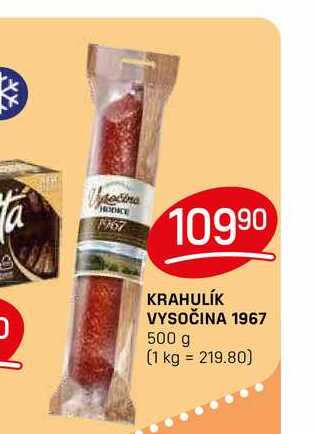 VYSOČINA 1967 500 g 