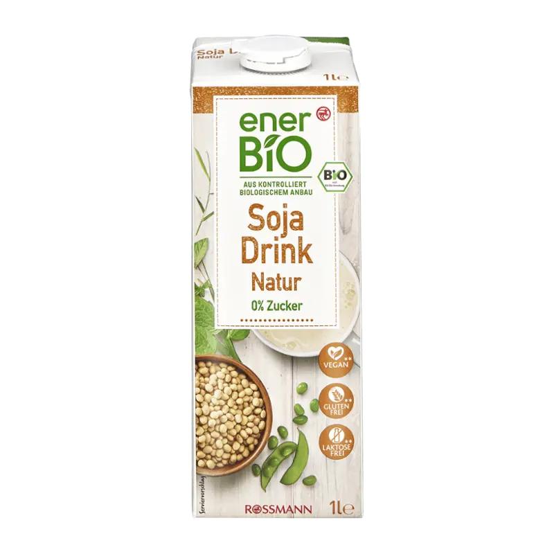 enerBiO Sójový nápoj Natur, 1 l