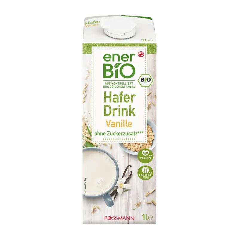 enerBiO BIO ovesný nápoj Vanilka, 1 l