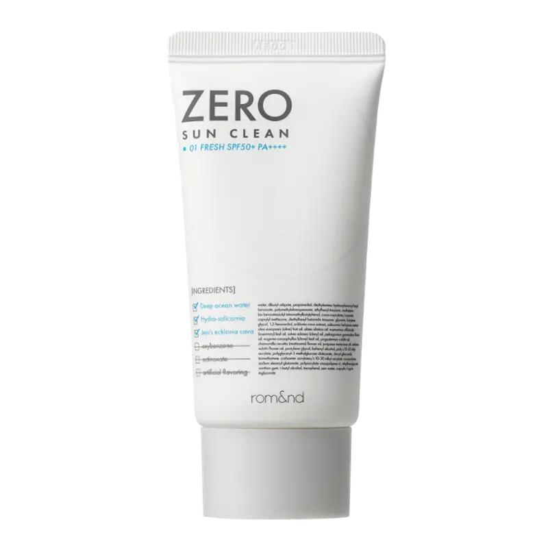 ROM&ND Pleťový krém Zero Sun Clean SPF 50+, 1 ks