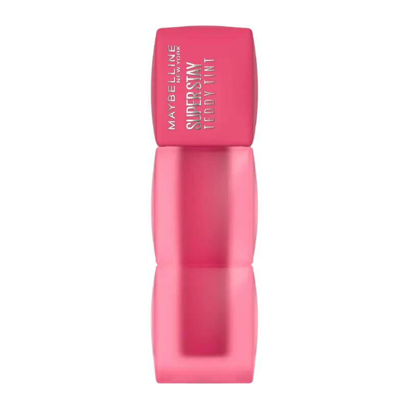 Maybelline Tekutá rtěnka Super Stay Teddy Tint 45 Pinky Promise, 1 ks