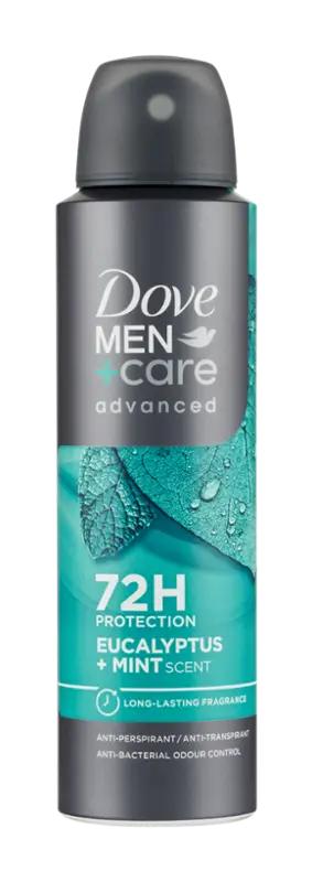 Dove Men Antiperspirant sprej pro muže Eucalyptus, 150 ml