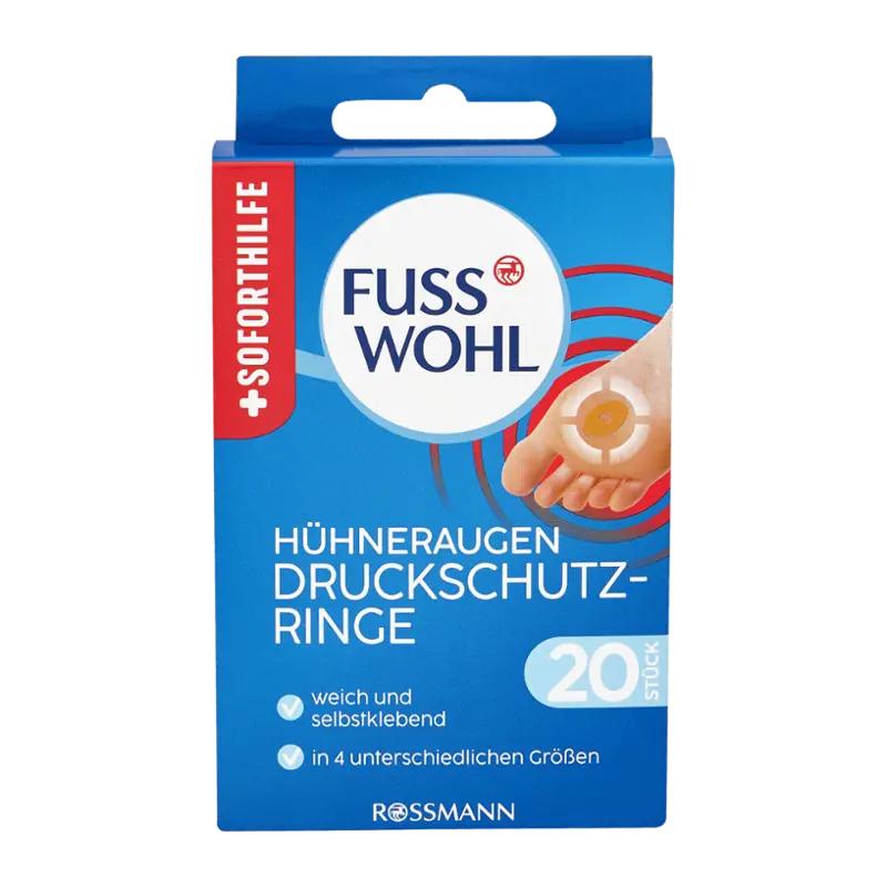 Fusswohl Náplast na kuří oka, 20 ks