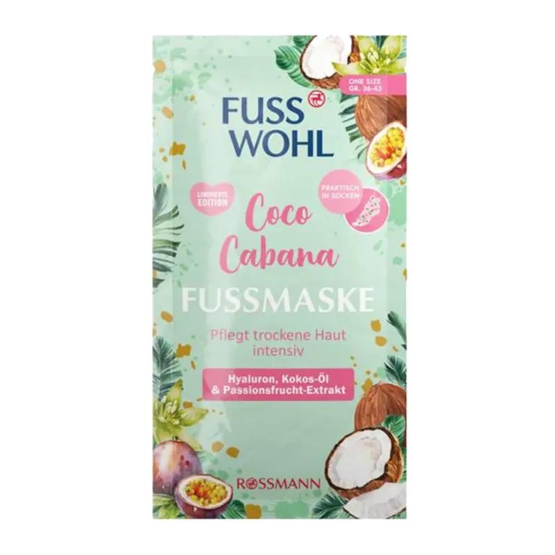 Fusswohl Ponožková maska na nohy Coco Cabana, 1 ks