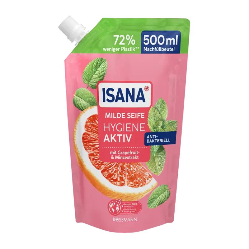 ISANA Tekuté mýdlo grapefruit a máta náhradní náplň, 500 ml