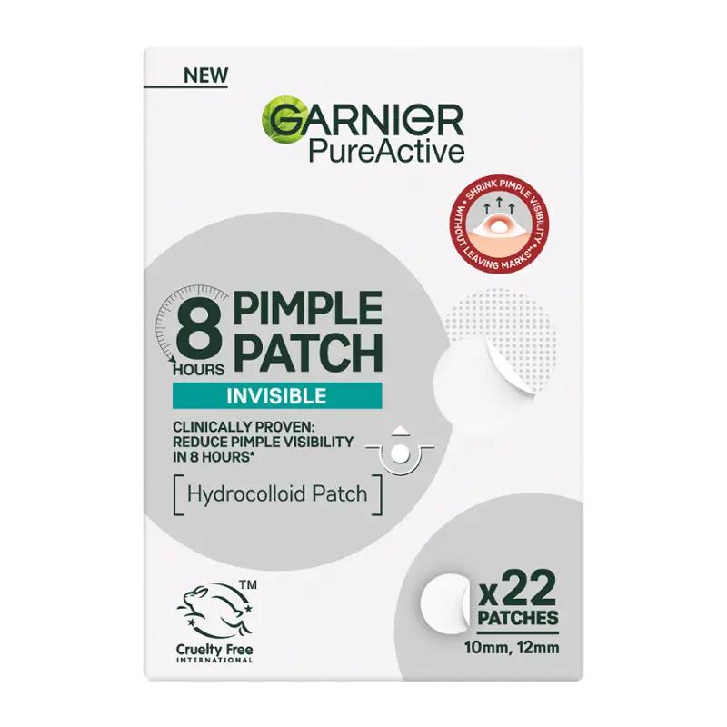 Garnier Náplasti na akné Pure Active Invisible, 22 ks