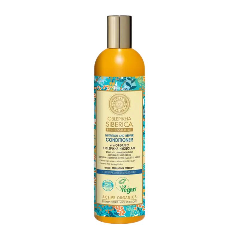 Natura Siberica Rakytníkový balzám pro poškozené vlasy, 400 ml