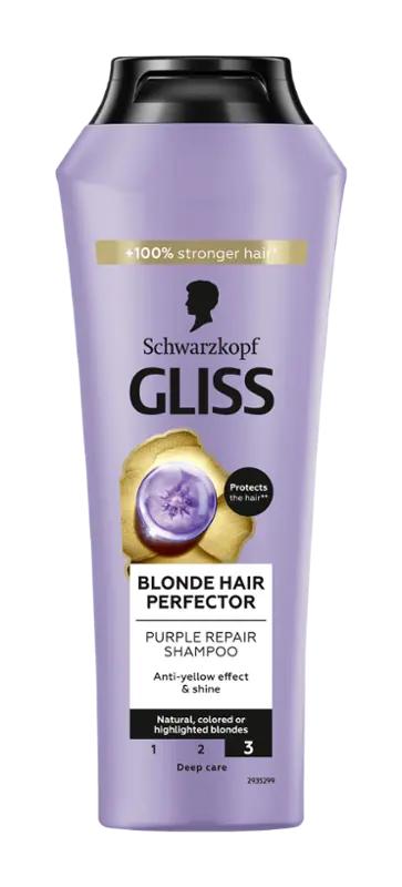 Gliss Šampon Blonde Hair Perfector, 250 ml