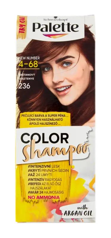 Palette Barva na vlasy Color Shampoo 4-68 (236) kaštanový, 1 ks