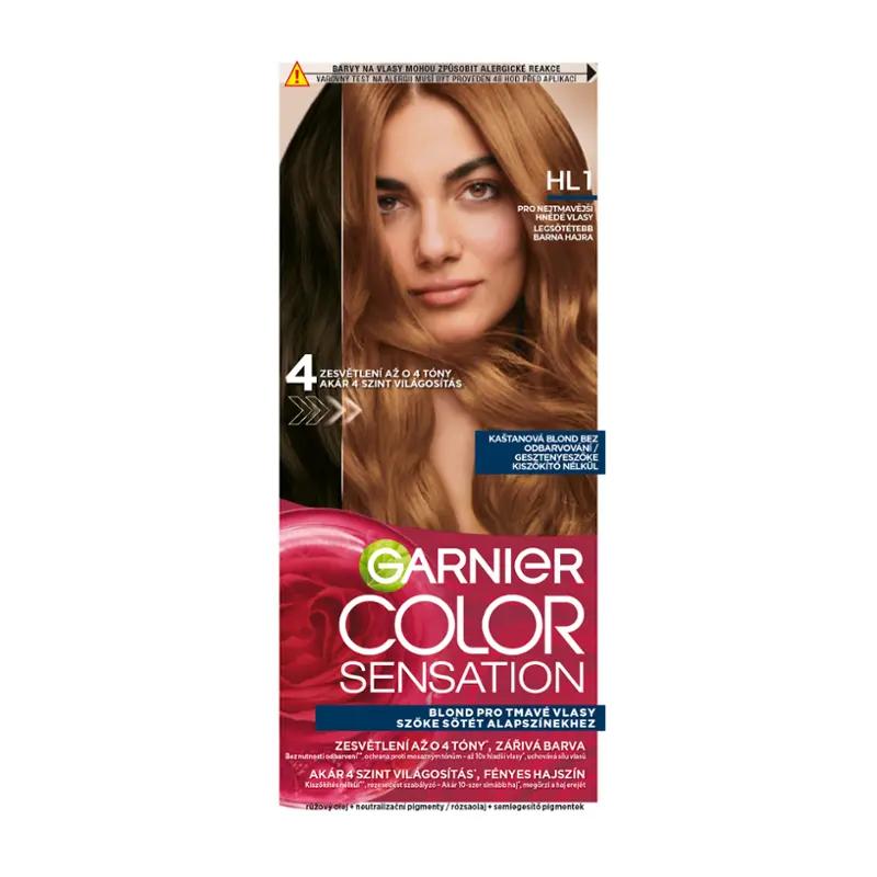 Garnier Color Sensation HL1 zesvětlovač kaštanová blond, 1 ks