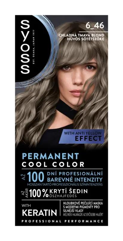 Syoss Barva na vlasy Cool Color 6-46 chladná tmavá blond, 1 ks