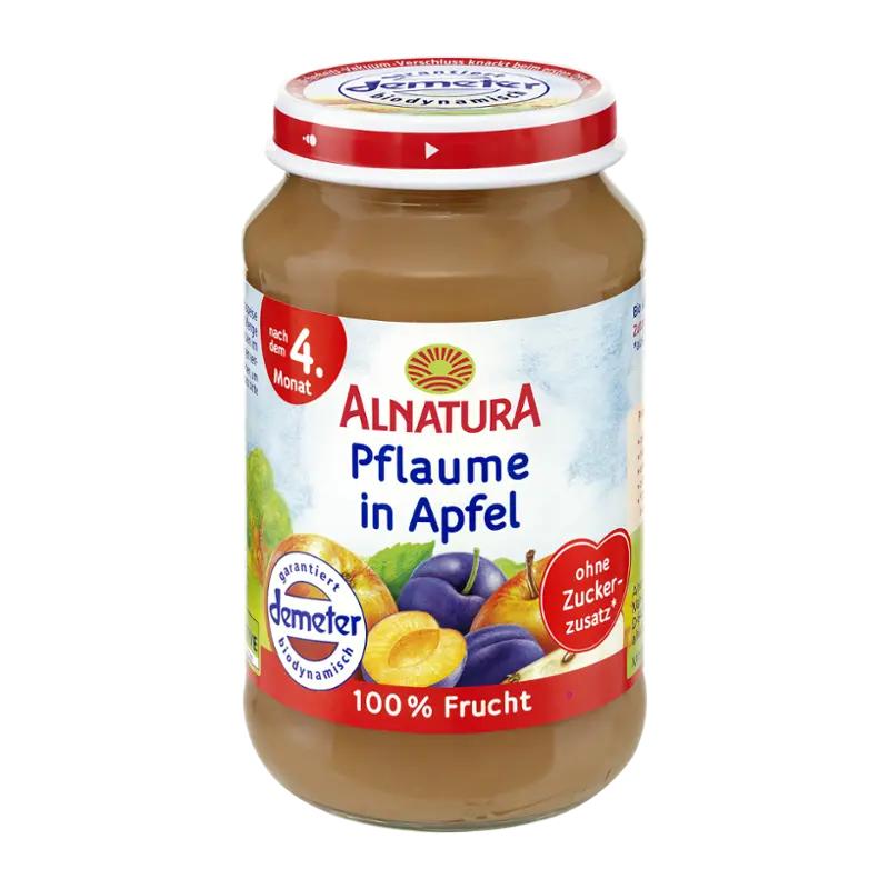 Alnatura BIO Ovocný příkrm jablko, švestka, 190 g