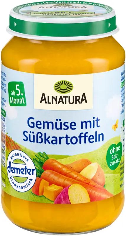 Alnatura BIO Příkrm brambory a batáty se zeleninou, 190 g