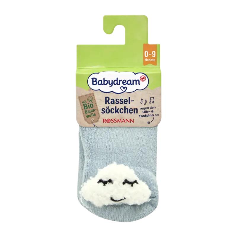 Babydream Chrastící ponožky 0-9 měsíců, různé druhy, 1 ks