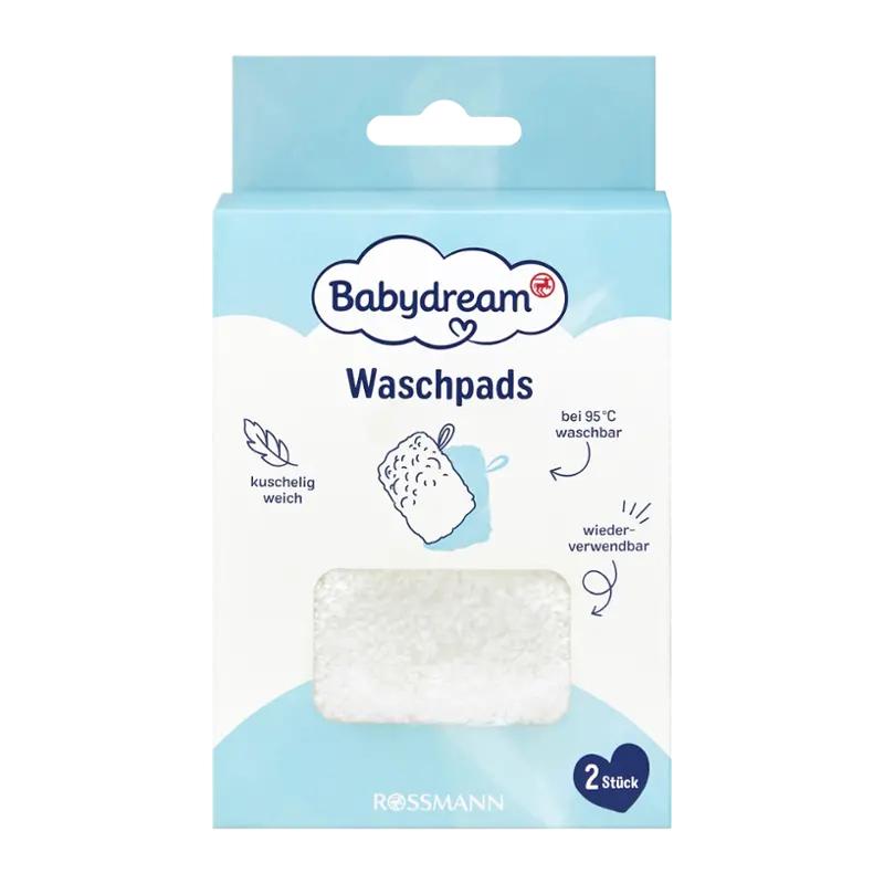 Babydream Dětské mycí žínky, 2 ks