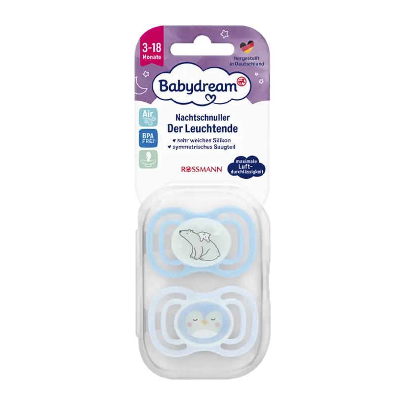 Babydream Silikonový dudlík pro děti od tří let velikost 2, různé druhy, 1 ks