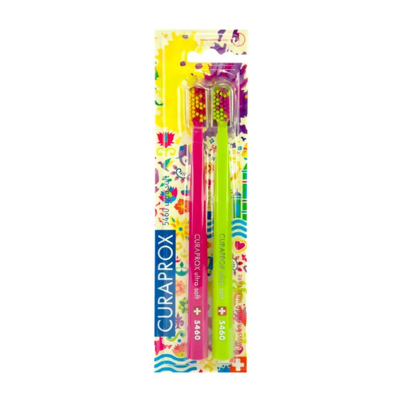Curaprox Zubní kartáčky 5460 Ultra soft Limited Edition, různé druhy, 2 ks