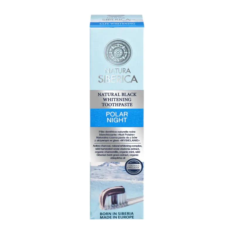 Natura Siberica Zubní pasta Polar Night černá bělicí, 100 g
