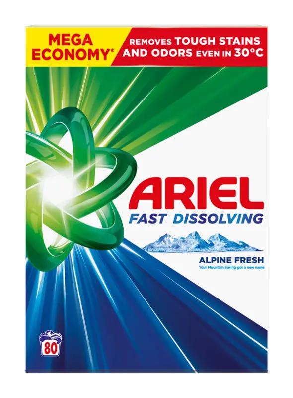 Ariel Prací prášek Alpine Fresh, 80 pd
