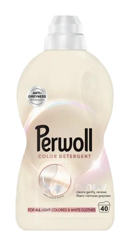 Perwoll Prací gel Light Colors na světlobarevné a bílé oblečení, 40 pd