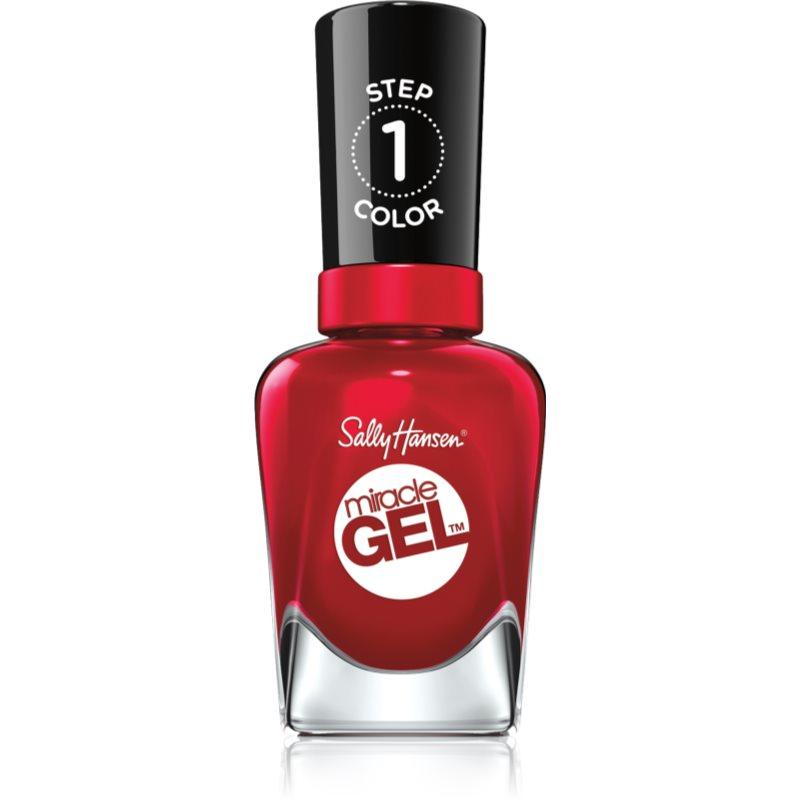 Sally Hansen Miracle Gel™ gelový lak na nehty bez užití UV/LED lampy odstín 680 Rhapsody Red 14,7 ml