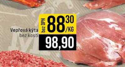 Vepřová kyta bez kosti 1kg