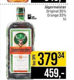Jägermeister Original 35% Orange 33% 1l