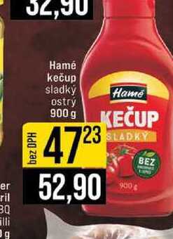 Hamé kečup sladký ostrý 900 g 