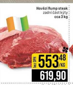 Hovězí Rump steak zadní část kýty cca 3 kg 