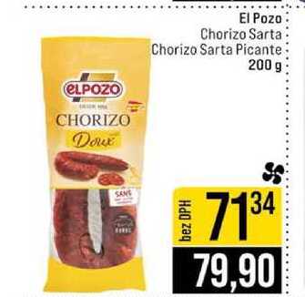 El Pozo Chorizo Sarta Chorizo Sarta Picante 200 g  