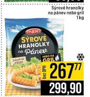 Sýrové hranolky na pánev nebo gril 1kg 