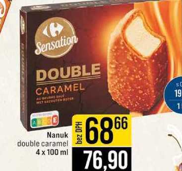 Nanuk double caramel 4 x 100 ml 