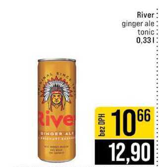River ginger ale tonic 0,33l