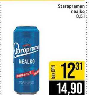 Staropramen nealko 0,5l