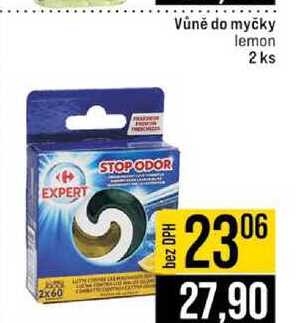 Vůně do myčky lemon 2 ks 2x60