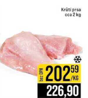 Krúti prsa cca 2 kg 