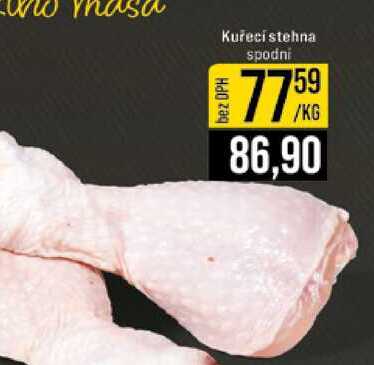 Kuřecí stehna spodni 1kg