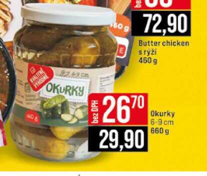 Okurky 6-9 cm 660 g 