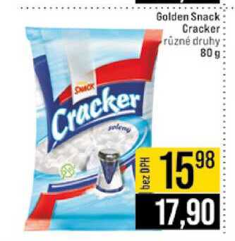 Golden Snack Cracker různé druhy 80g