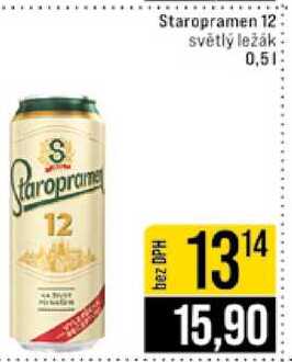 Staropramen 12 světlý ležák 0,5l