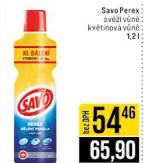 Savo Perex svěží vůně květinová vůně 1,2l