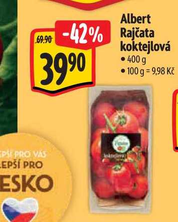 Albert Rajčata koktejlová 400 g