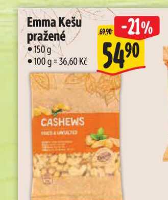 Emma Kešu pražené 150 g 