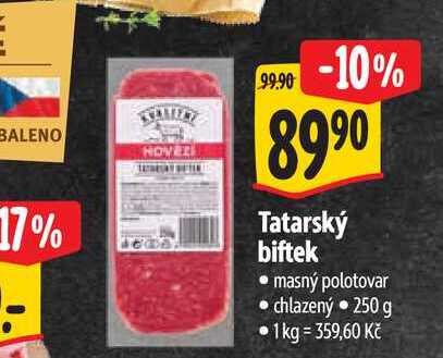   Tatarský biftek 250 g
