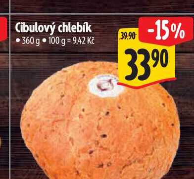 Cibulový chlebík 360 g 