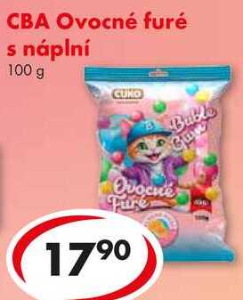 CBA Ovocné furé s náplní, 100 g 