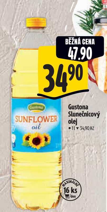  Gustona Slunečnicový olej  1 l