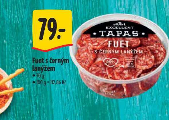 Fuet s černým lanýžem 70g 