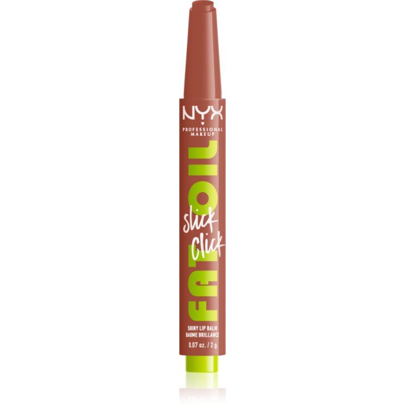 NYX Professional Makeup Fat Oil Slick Click tónovací balzám na rty odstín Verified 2 g