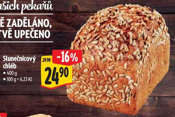Slunečnicový chléb, 400 g 